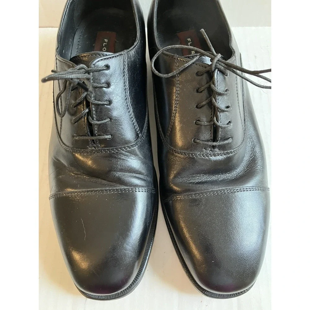 Florsheim Men's‎  Shoes 9D Black Comfortech Low-Top leather  Lace-Up